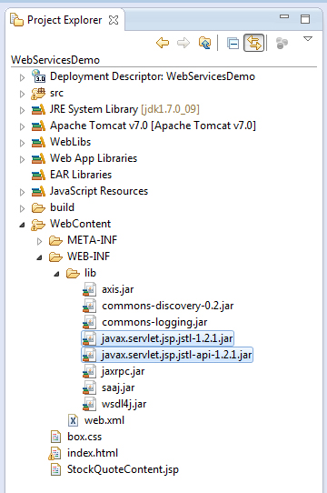 Core and Format tag libs