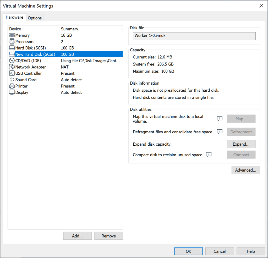 Customize the virtual machine